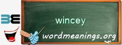 WordMeaning blackboard for wincey